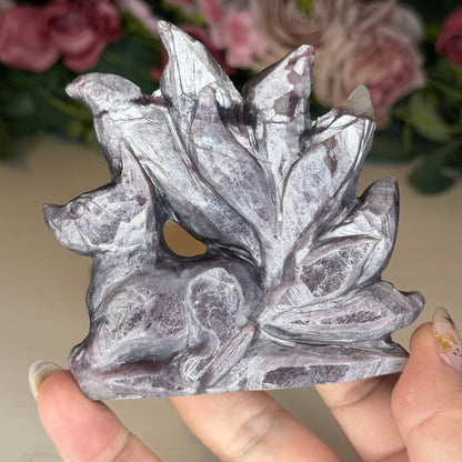 Purple Mica 9 Tailed Fox