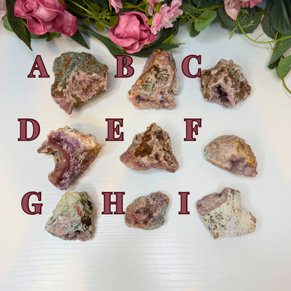 Raw Pink Amethyst Clusters