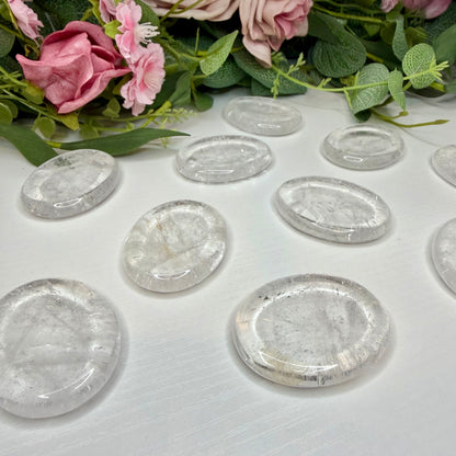 Clear Quartz Worry Sones (Intuitively Chosen)