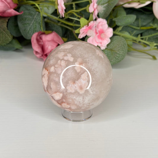 Flower Agate Sphere