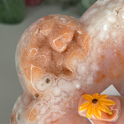 Carnelian Flower Agate Dish C