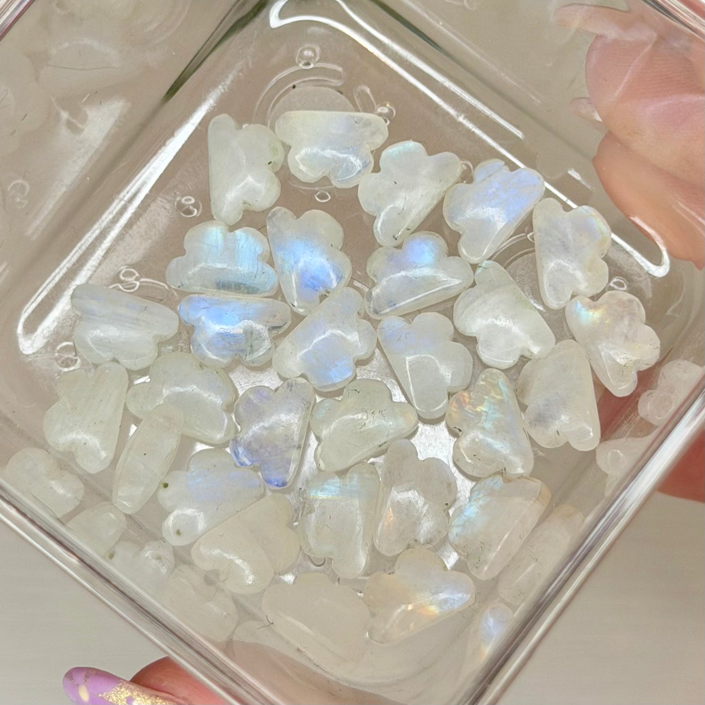 Mini Moonstone Cloud Carving