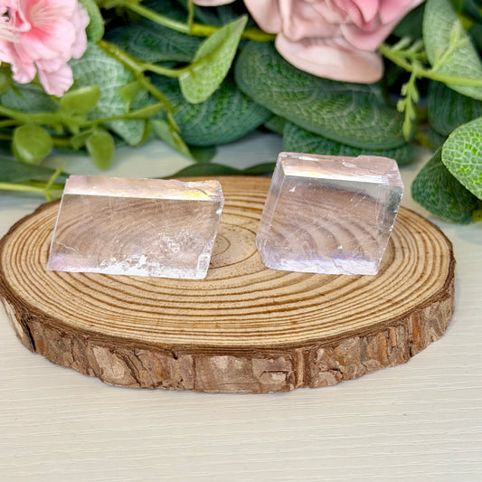 Lilac Optical Calcite Freeforms