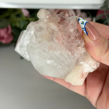Apophyllite With Pink Chalcedony Z