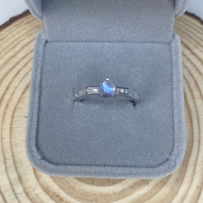 Moonstone S925 Adjustable Ring
