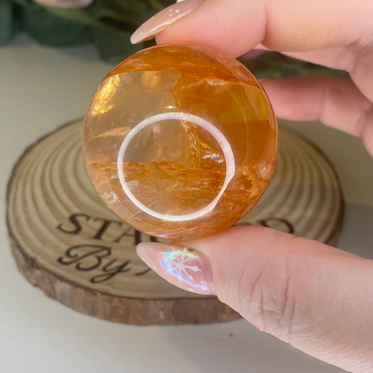 High Quality Fire Quartz Spheres