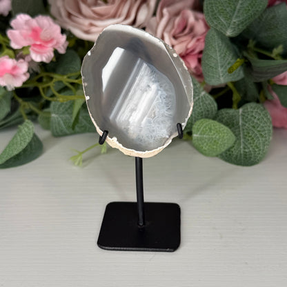 Agate Slice on Stand B
