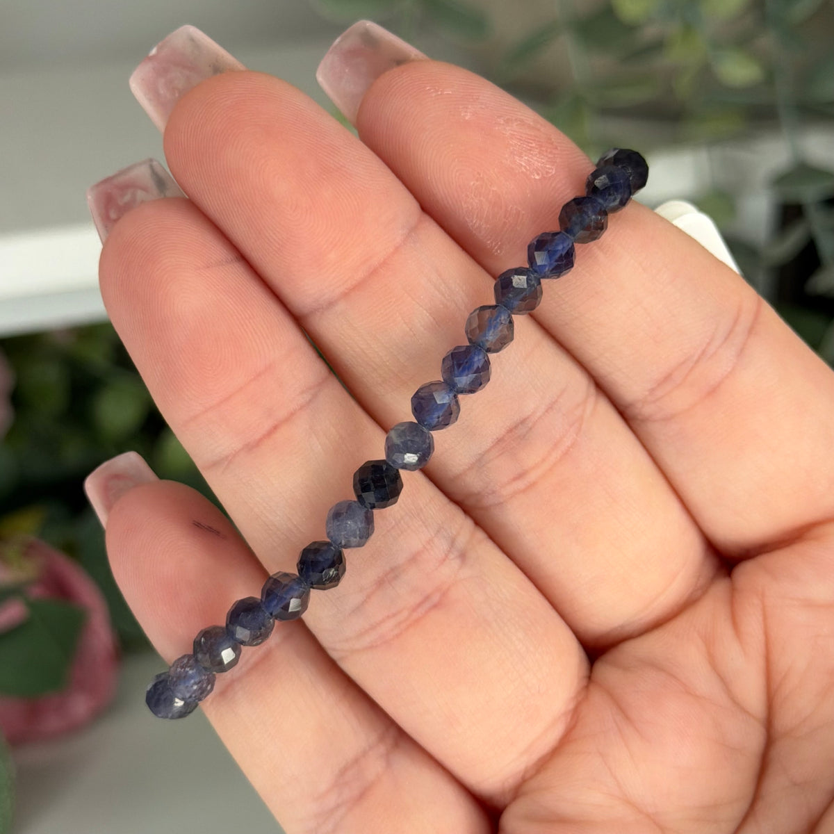 Iolite Faceted Bracelet (5mm)