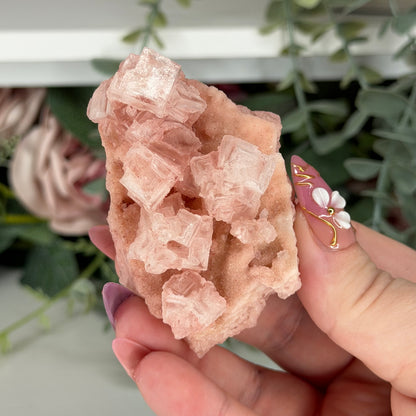 Pink Halite (Stand Included)