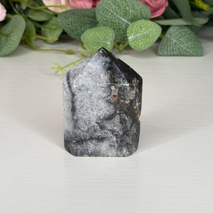 Blue Plume Agate Domino Towers