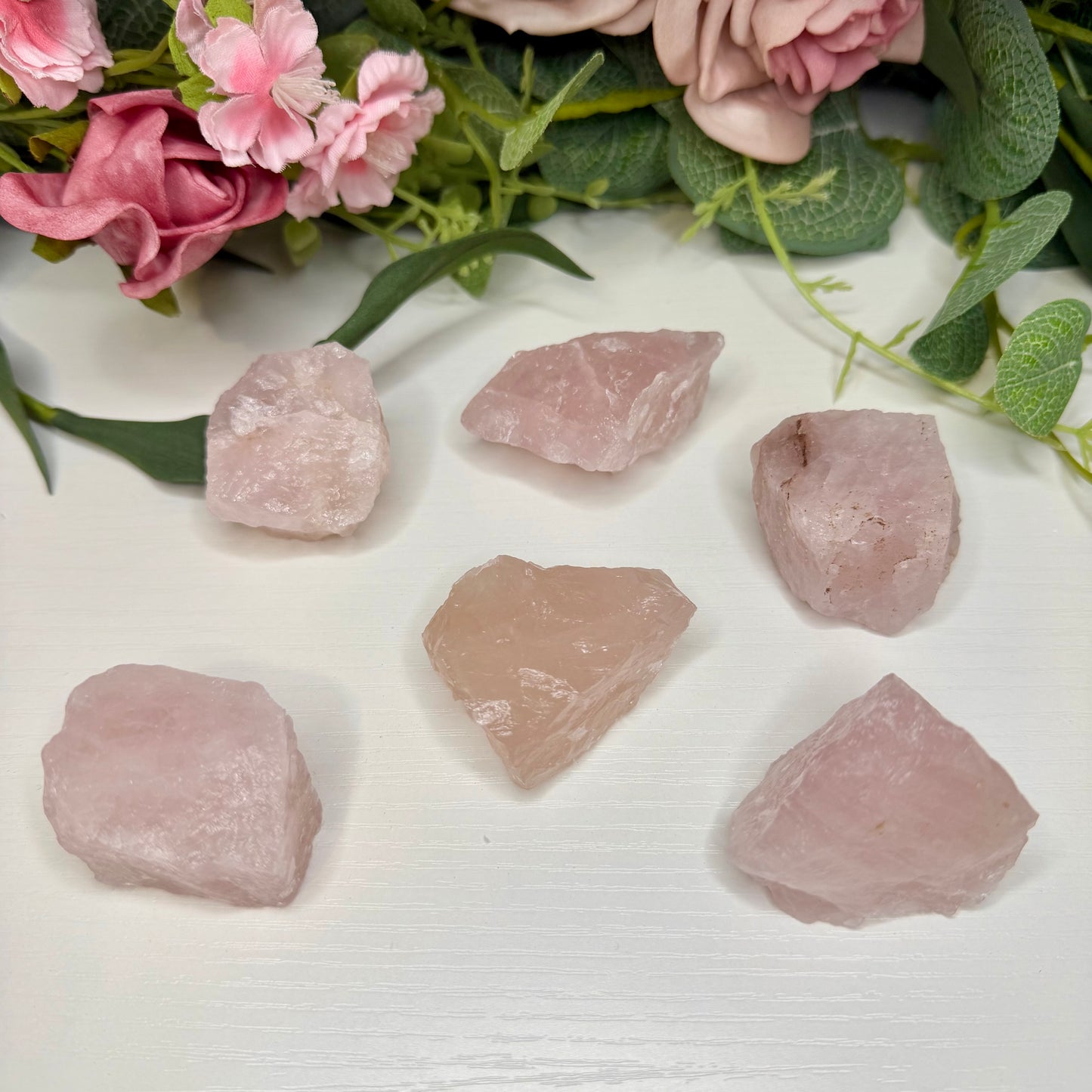 Raw Rose Quartz Chunks