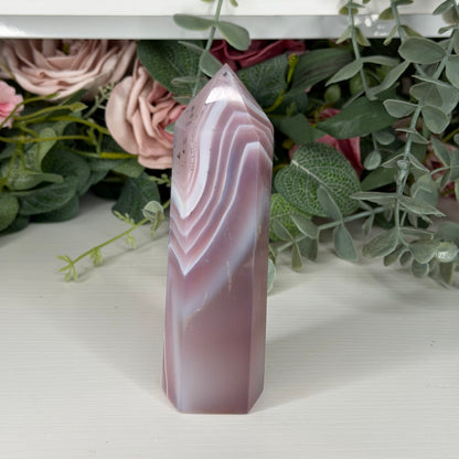 Pink Jelly Agate Towers