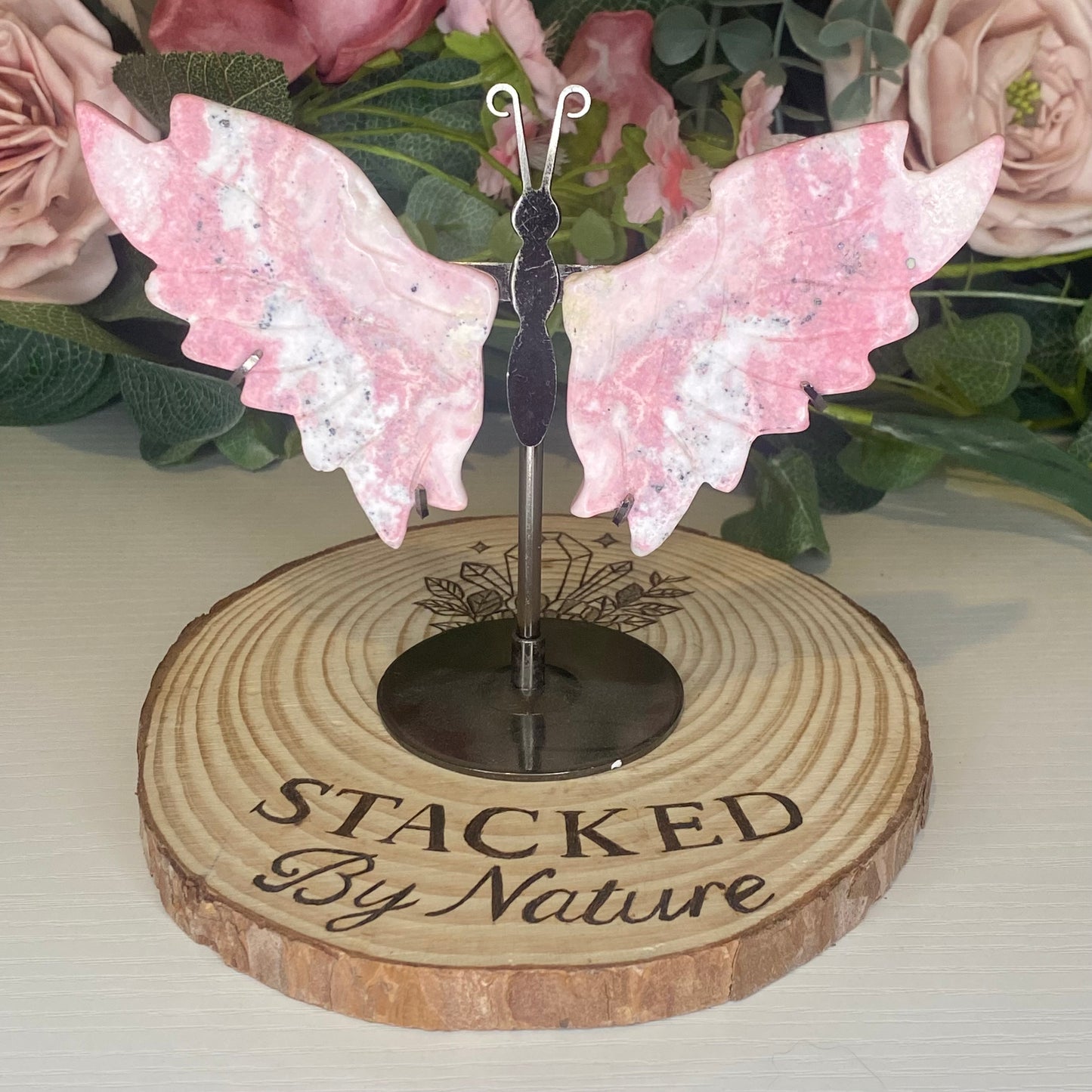 Peruvian Rhodonite Wings (Imperfect)