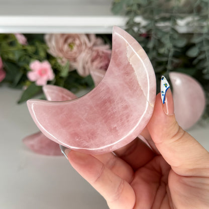 Rose Quartz Standing Moons
