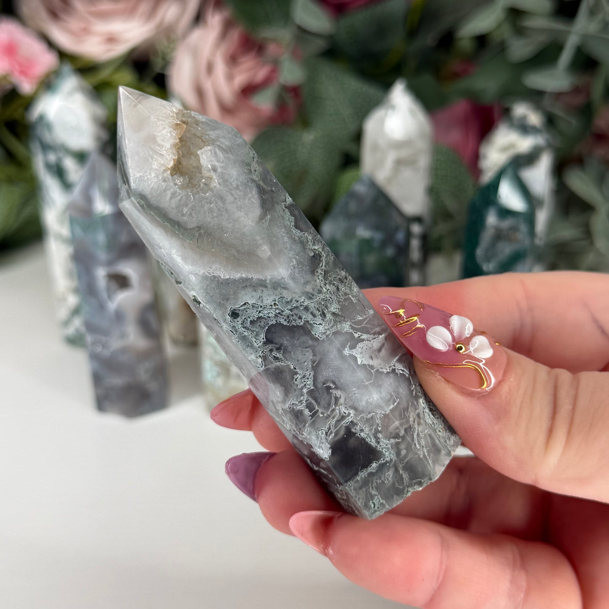Moss Agate Towers