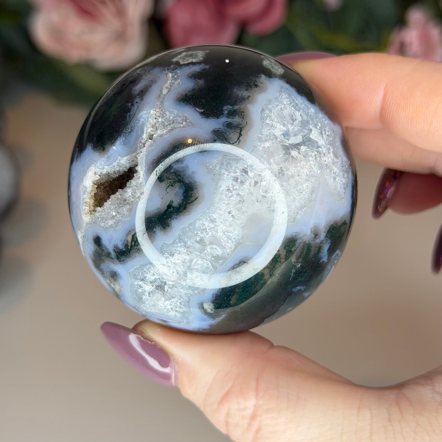 Moss Agate Spheres