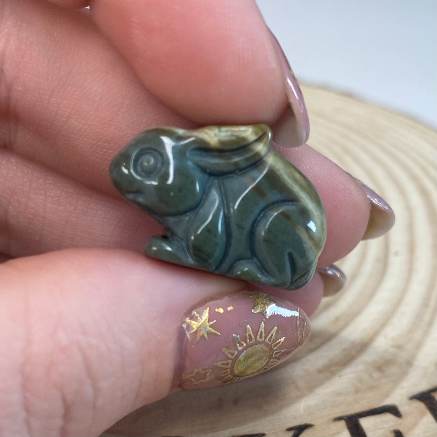 Mini Ocean Jasper Bunny (Randomly Chosen)