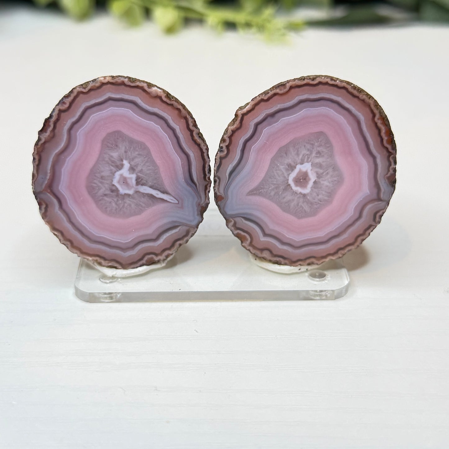 Zhanguo Agate Geode Pairs