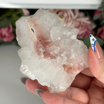 Apophyllite With Pink Chalcedony E