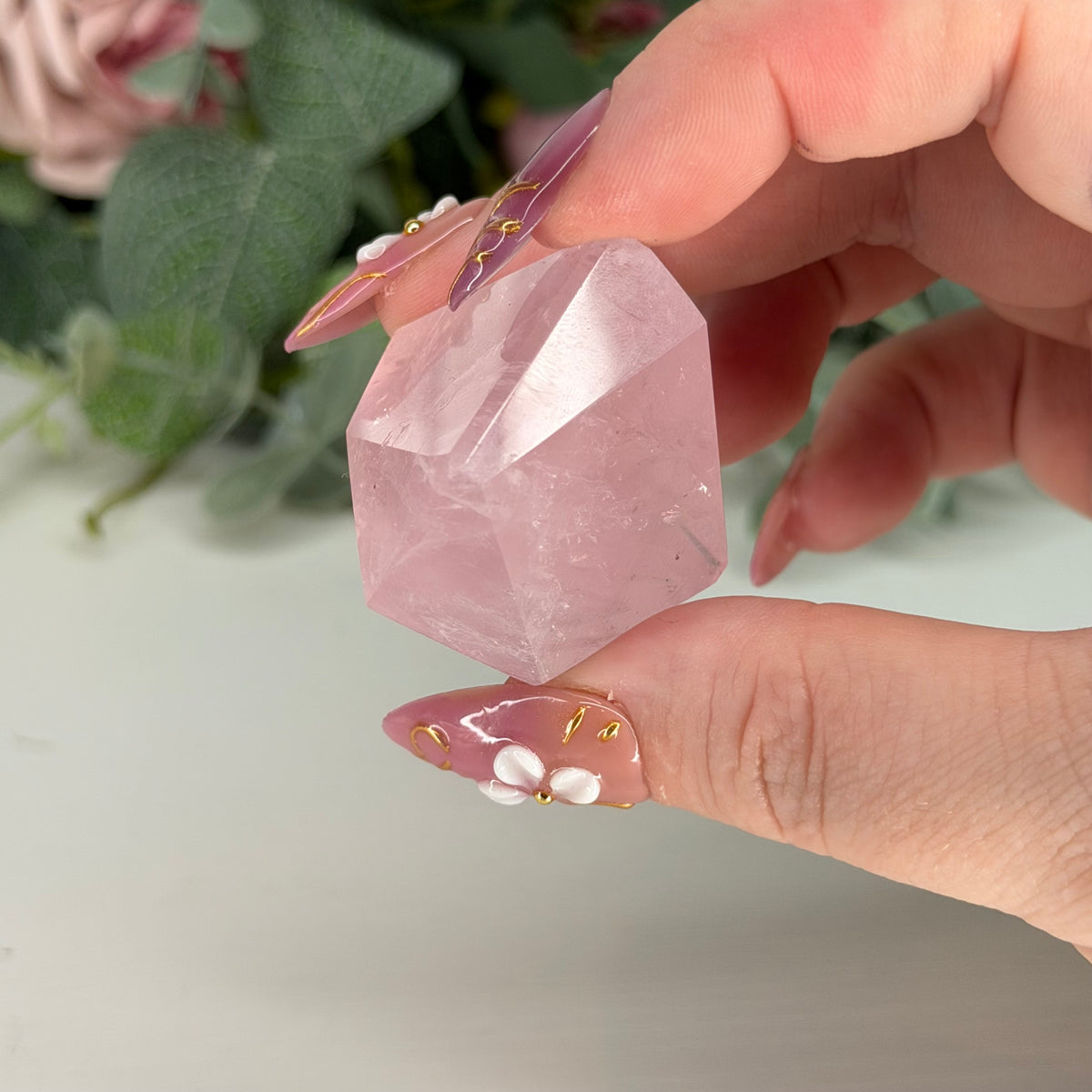 Jelly Rose Quartz Freeform