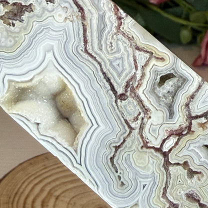 Mexican Lace Agate Statement Tower