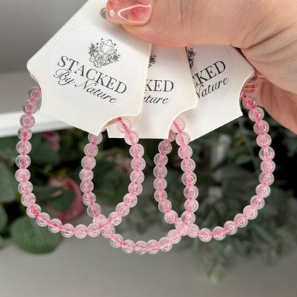 Rose Quartz Bracelet (6mm)