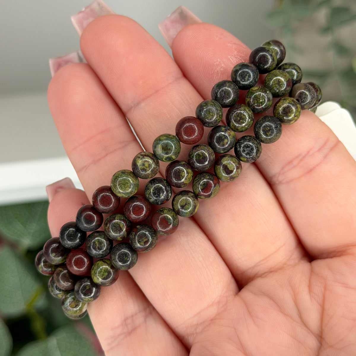Dragon Bloodstone Bracelet (6mm)