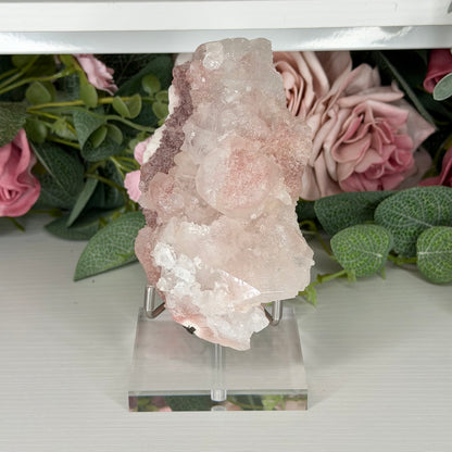 Apophyllite With Pink Chalcedony B
