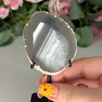 Agate Slice on Stand B
