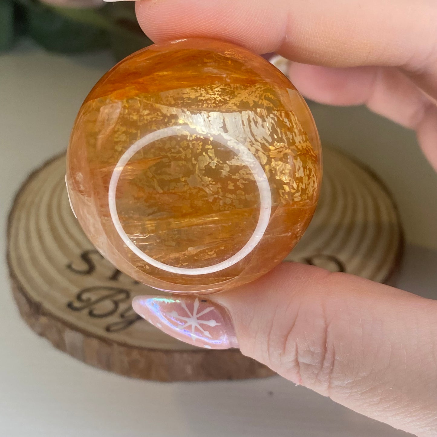 High Quality Fire Quartz Spheres