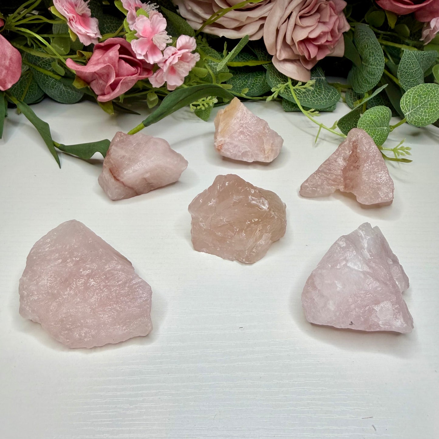 Raw Rose Quartz Chunks