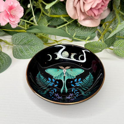 Forest Moth Incense Holder