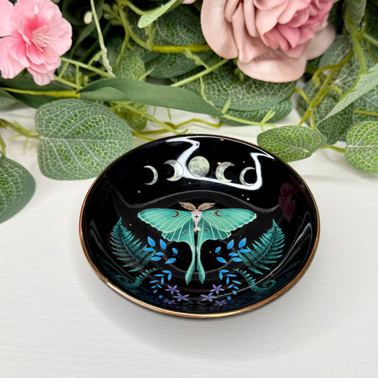 Forest Moth Incense Holder