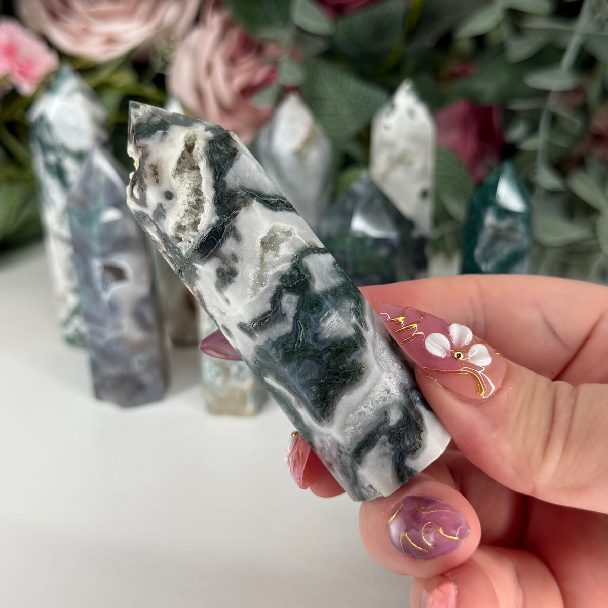 Moss Agate Towers