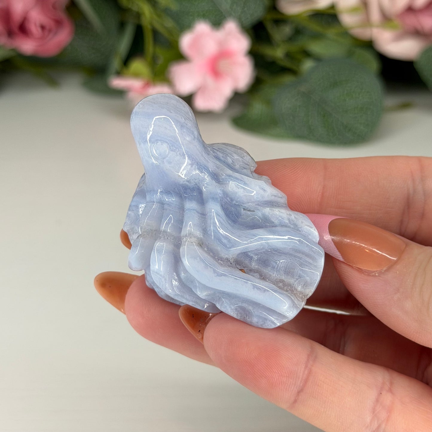 Blue Lace Agate Octopus