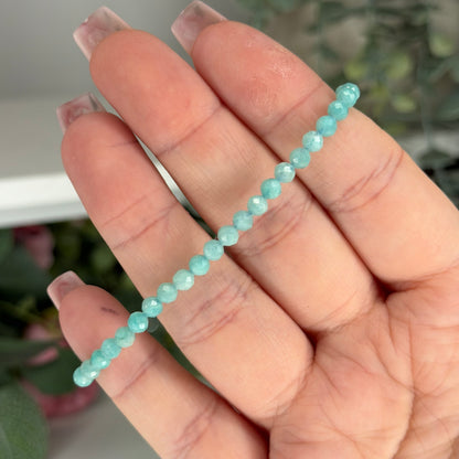 Amazonite Faceted Bracelet (4mm)