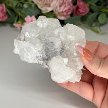 Blue Chalcedony With Apophyllite