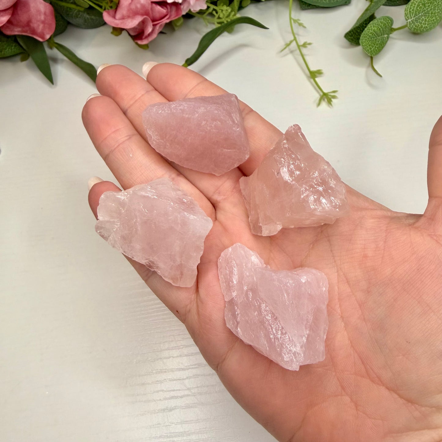 Raw Rose Quartz Chunks