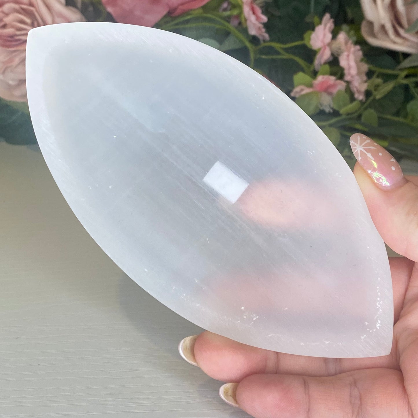 Satin Spar Selenite Dish