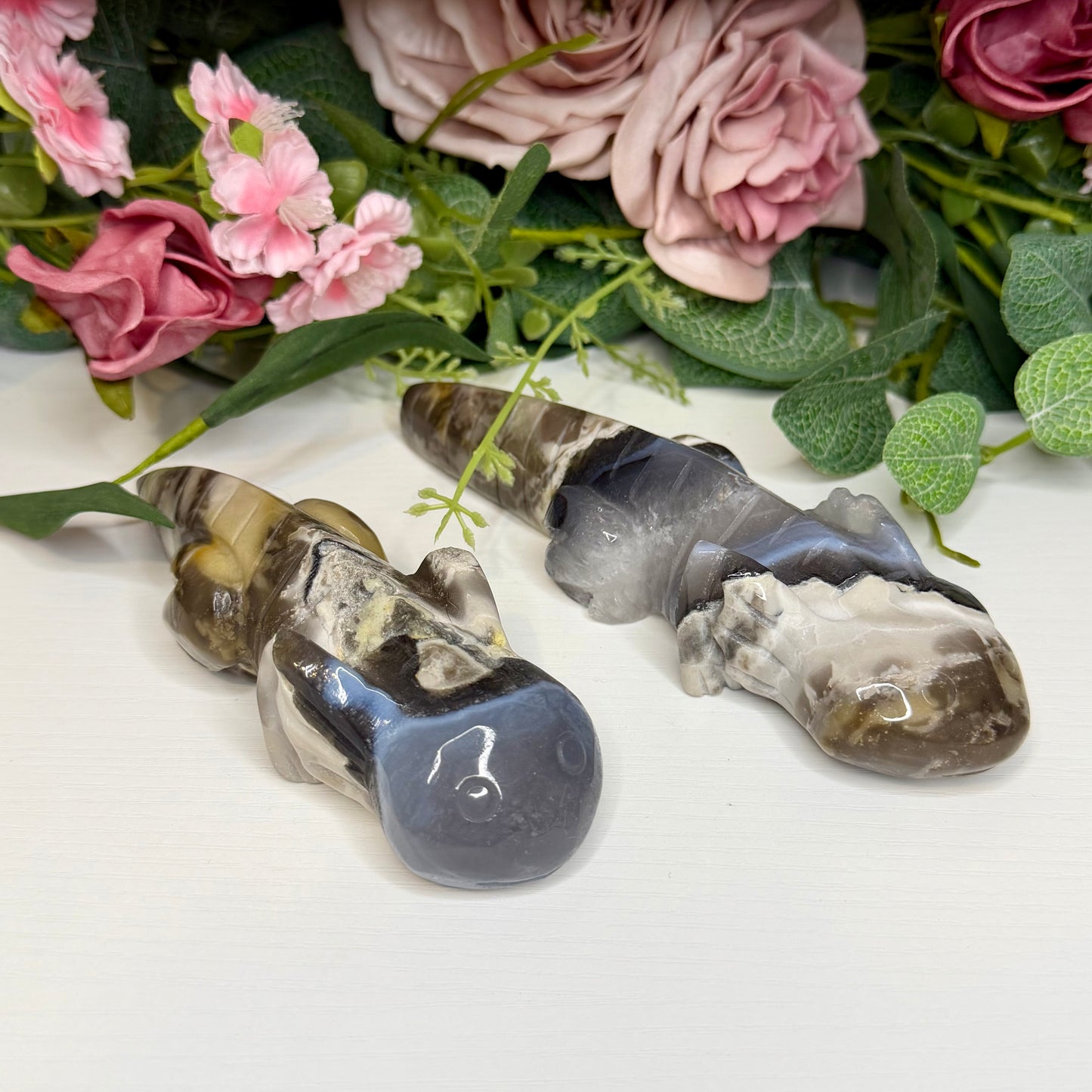 Volcano Agate Axolotls