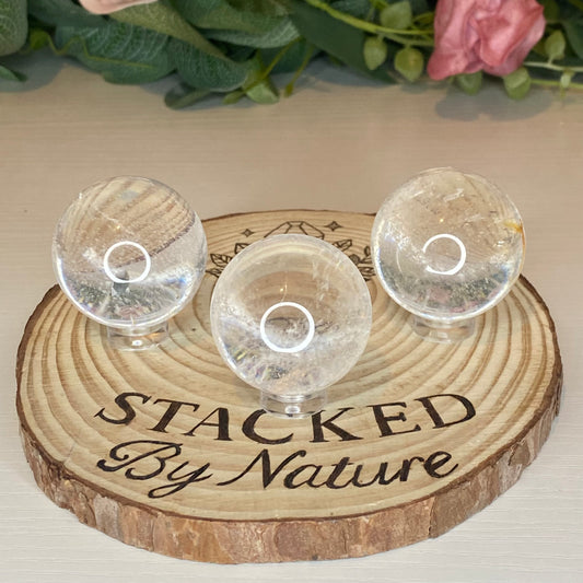 Clear Quartz Spheres