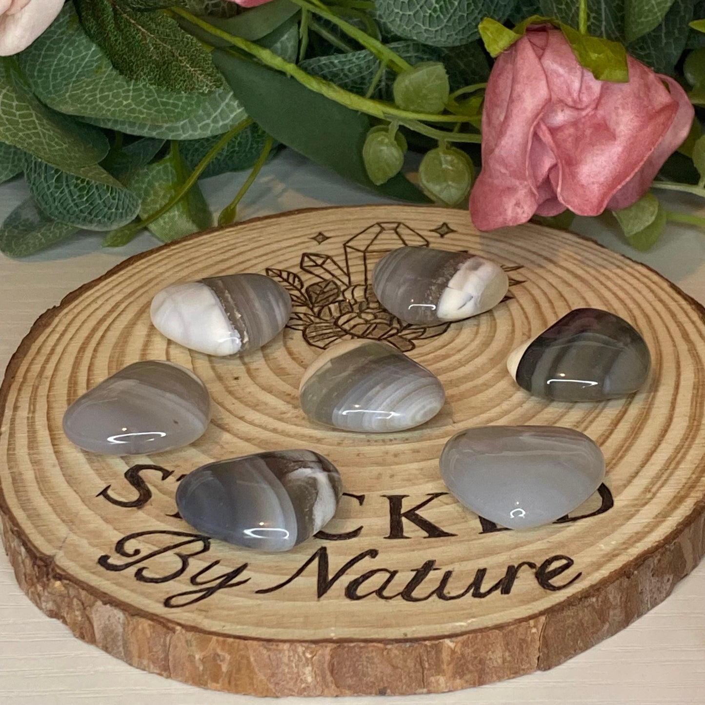 Banded Agate Heart (intuitively chosen)