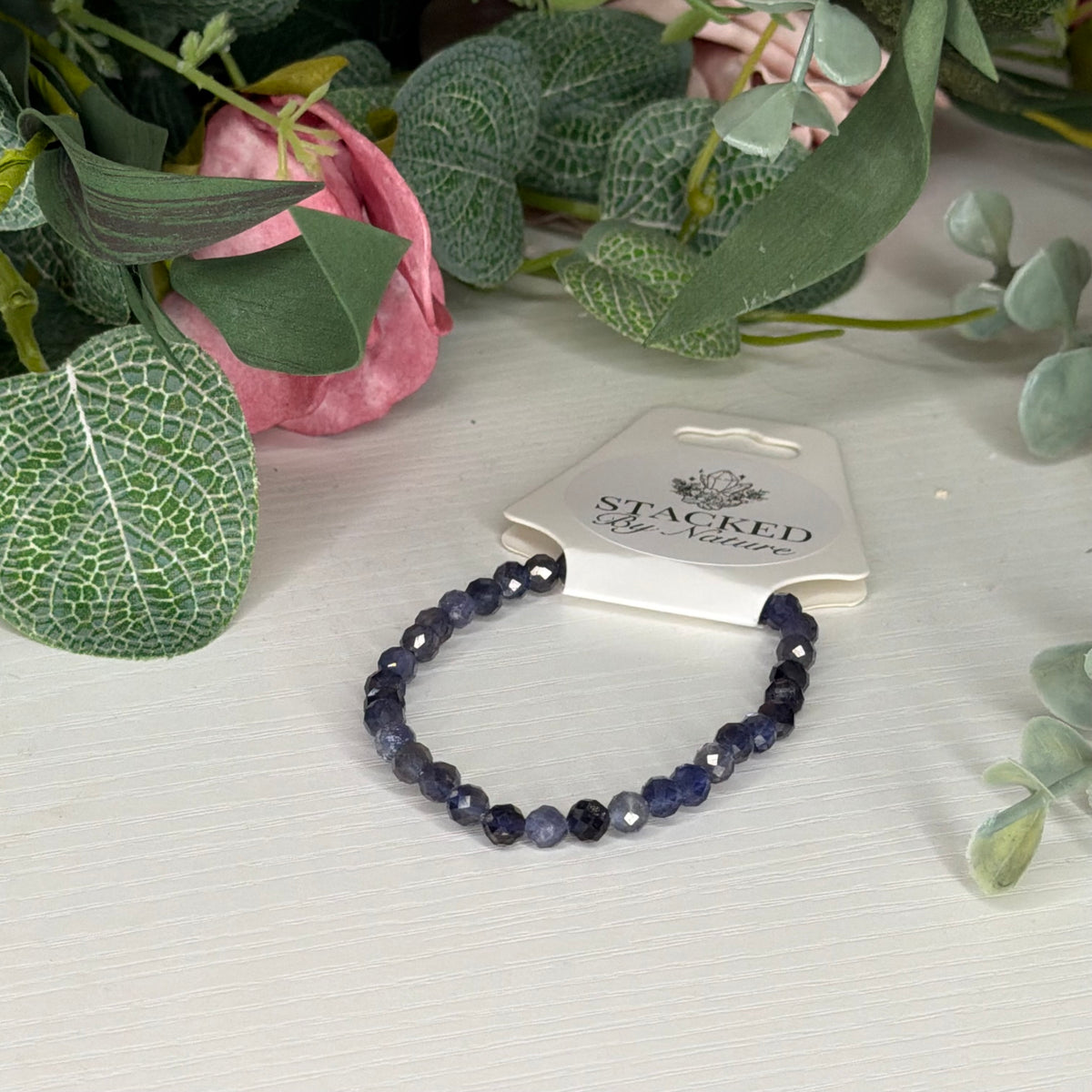 Iolite Faceted Bracelet (5mm)