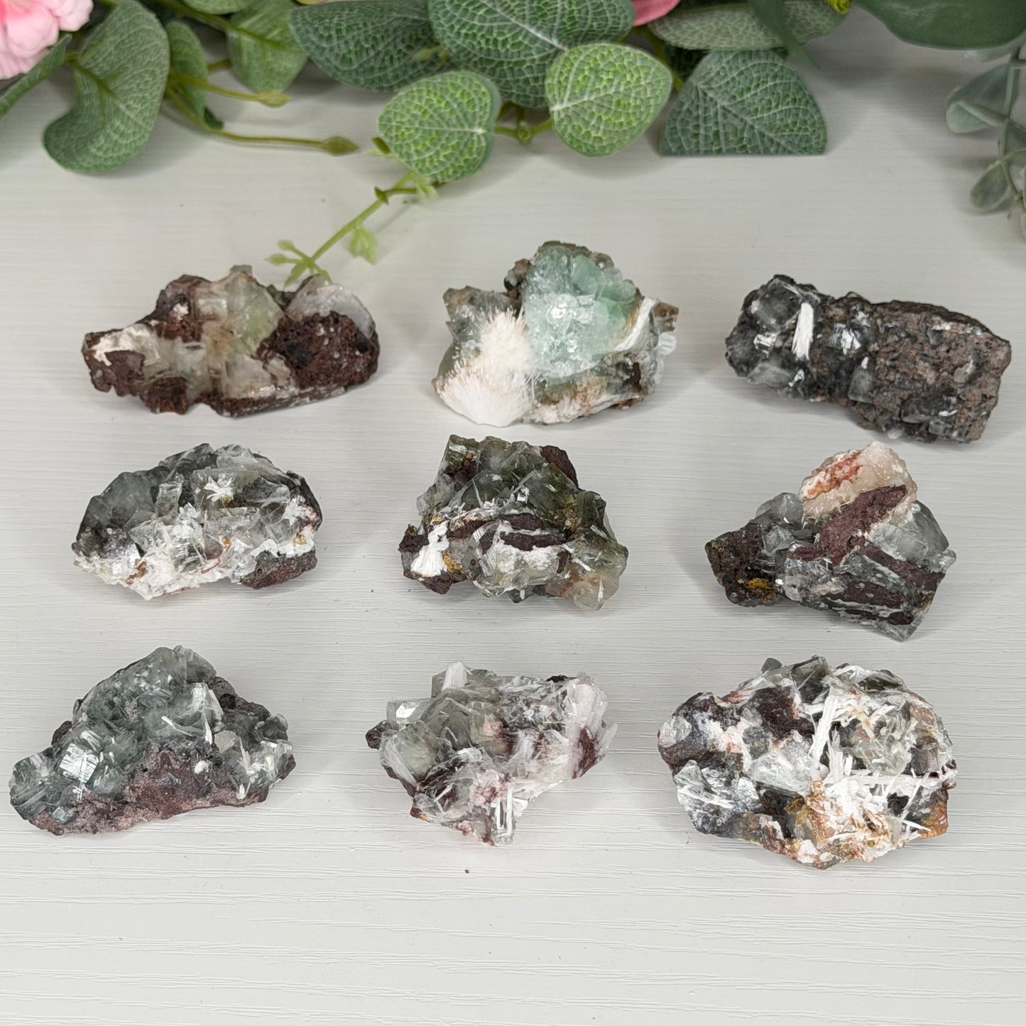 Green Apophyllite With Mordenite