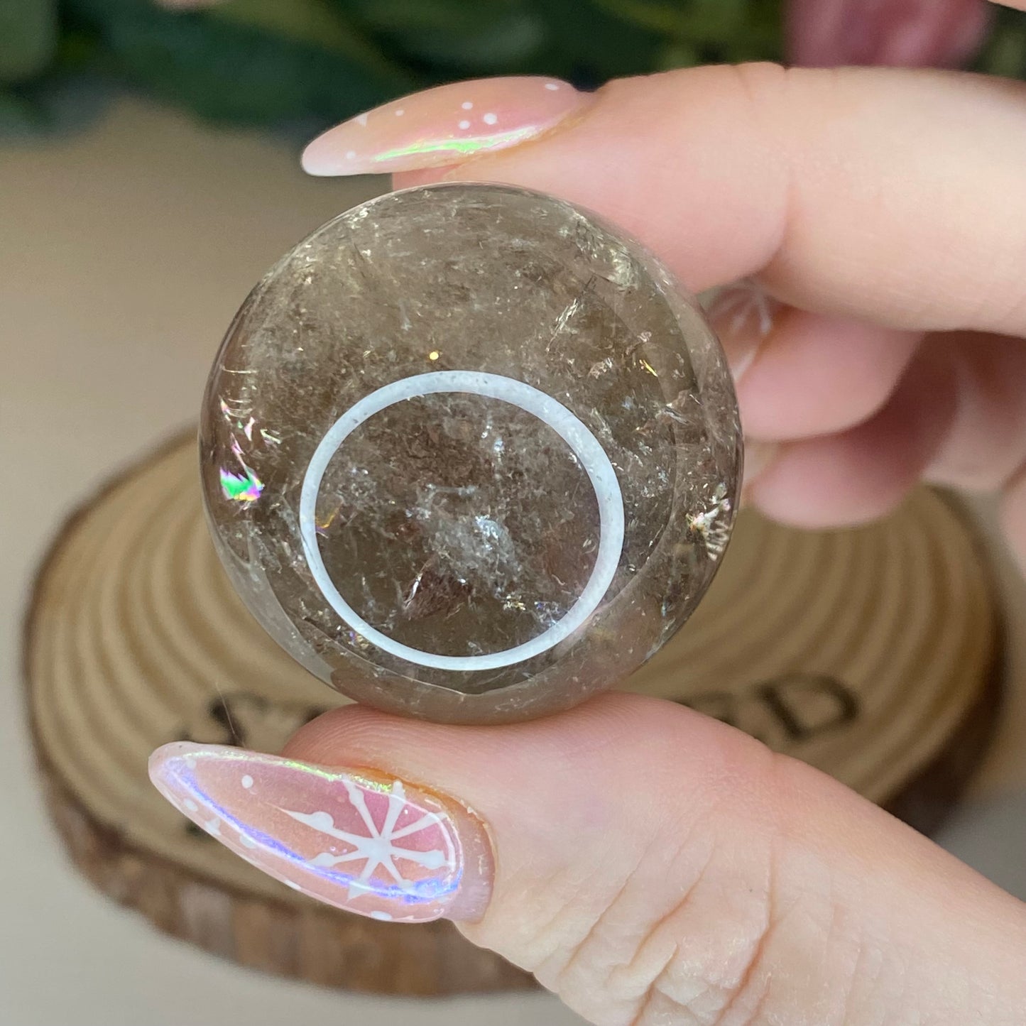 Small Smokey Quartz Spheres