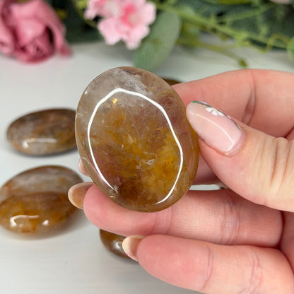 Golden Healer Palmstone