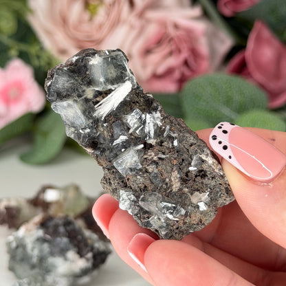 Green Apophyllite With Mordenite