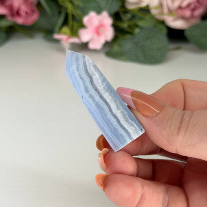 Blue Lace Agate Towers