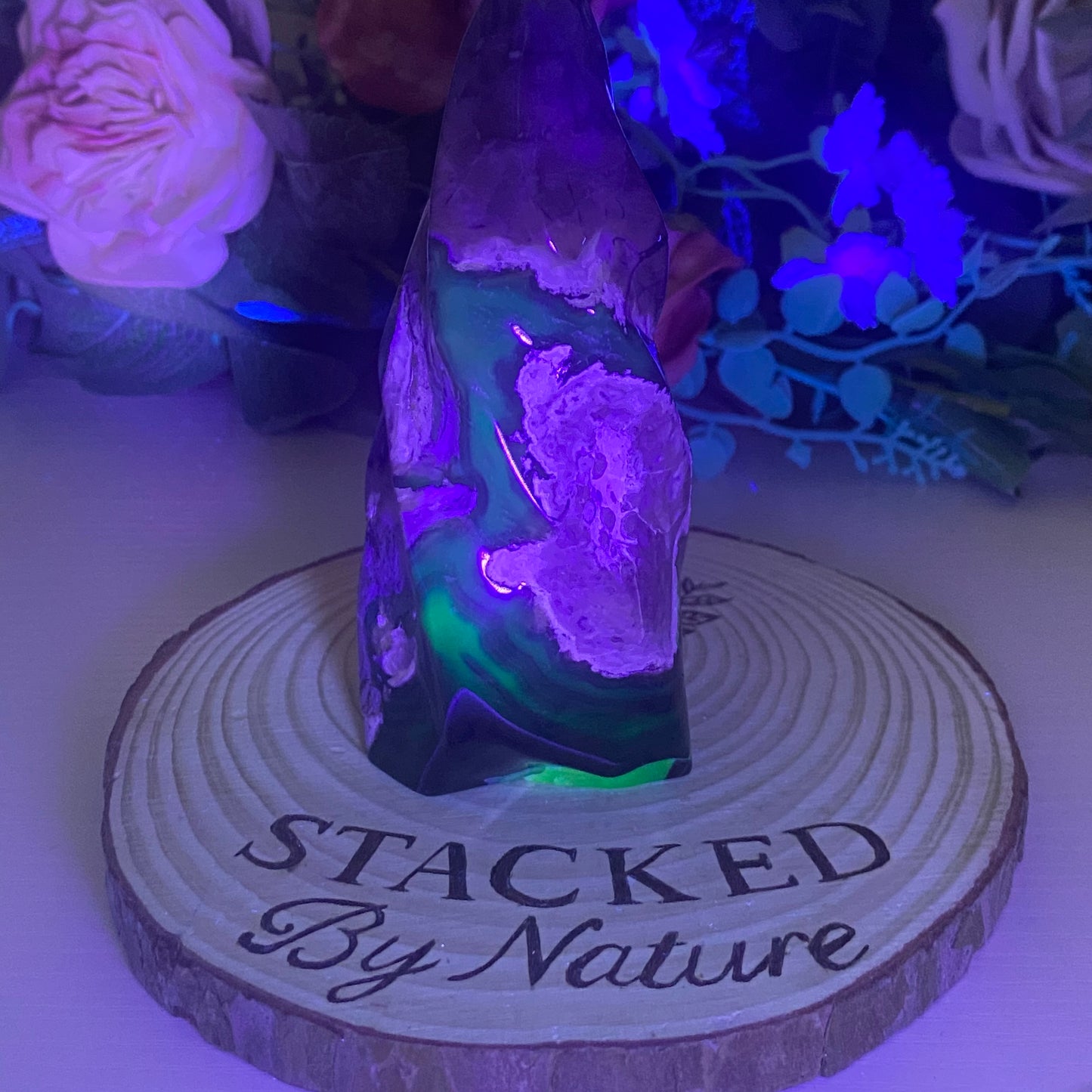 Volcano Agate Flames