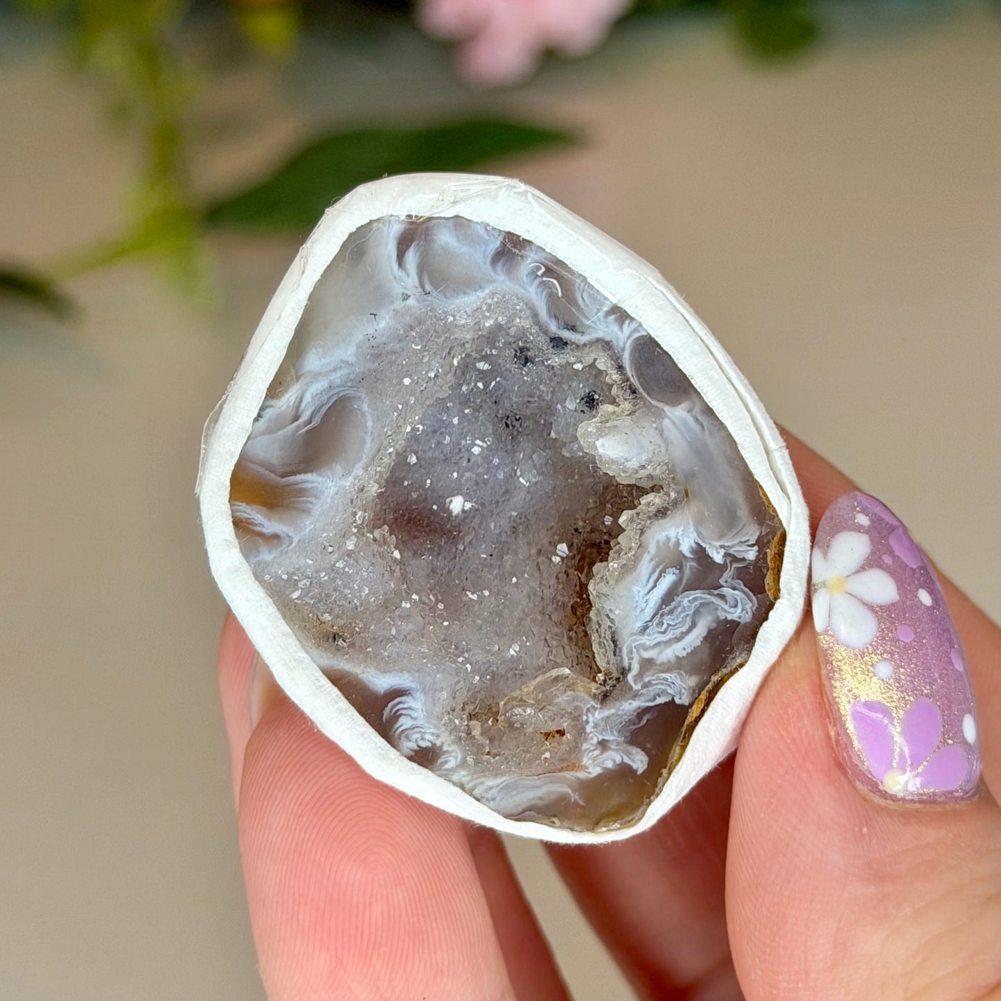 Brazilian Agate Geode (Intuitively Chosen)
